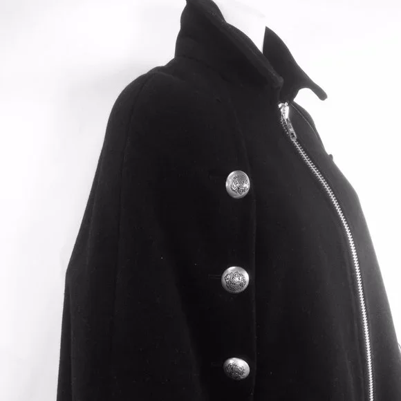 See by Chloe Wool Cape Coat  Goth -  AS IS - Picture 10 of 16